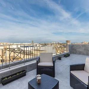 Terrace View - A Stylish Two Bedrooms Penthouse Ac-Wifi Apartament